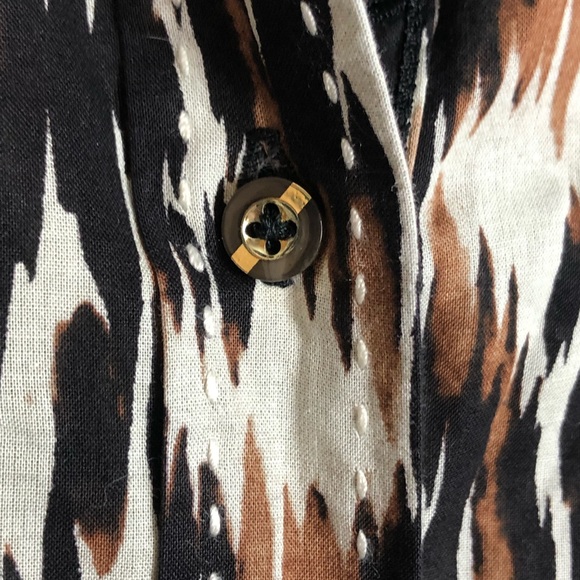 Robert Graham M blouse 0563 cuff embroidered. Bust 19 length 26 - not boxy - Picture 6 of 10